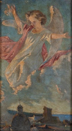 Scuola italiana, fine secolo XIX - inizi secolo XX - Angelo (frammento)