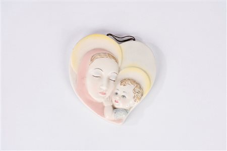 Lenci - Piccolo capoletto con Madonna e Bambino, anni '50 del Novecento