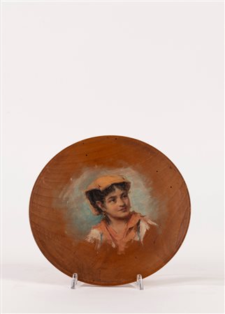 Vittorio Baldancoli (attivo nel secolo XIX) - Ritratto di giovane ciociara