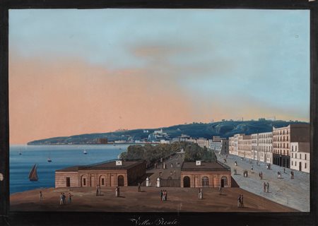 Scuola napoletana del XX secolo - Villa Reale a Napoli