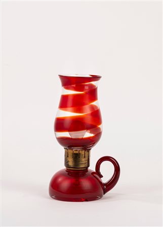 Lampada da tavolo in vetro
