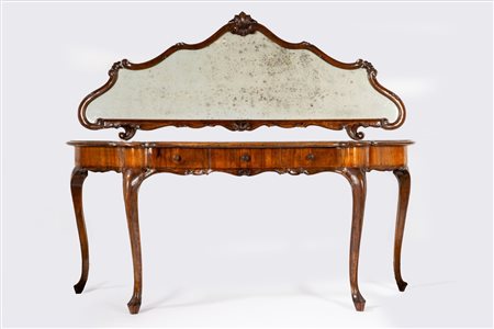 Console con specchiera, Veneto fine secolo XIX