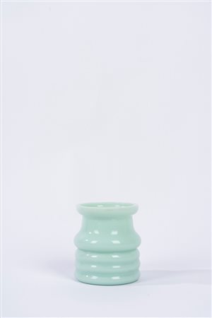 Vaso in vetro opalino art déco