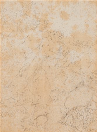 Scuola italiana, secolo XVIII - Venere e Marte