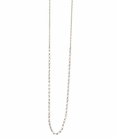 CATENINA IN PLATINO E DIAMANTIad una linea di brillanti per complessivi 2 ct,...