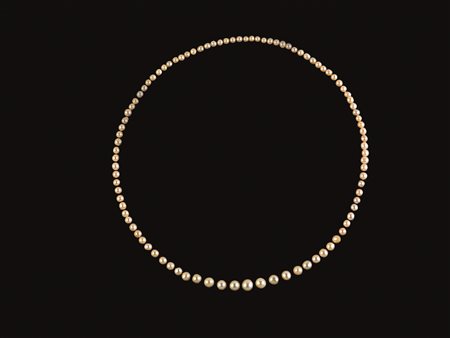 NOVANTASEI PERLE NATURALI con diametro variabile da 5.00 mm a 10 mm,...