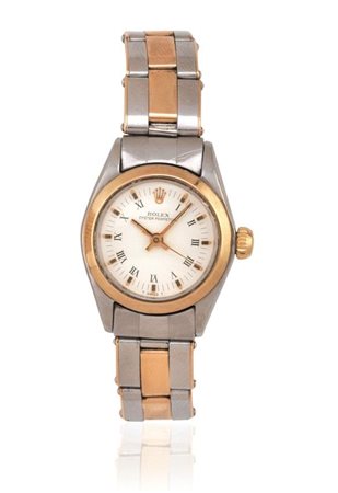 OROLOGIO DA POLSO ROLEX OYSTER PERPETUAL LADY, REF. 6618/3,&nbsp; CASSA N....