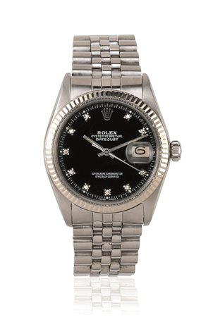 OROLOGIO DA POLSO ROLEX OYSTER PERPETUAL DATE-JUST, REF. 1601, CASSA N....