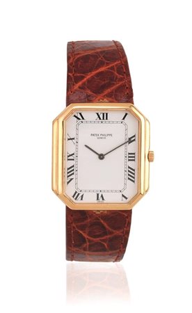 OROLOGIO DA POLSO PATEK PHILIPPE, REF. 3853, N. 2784536, IN ORO GIALLOCassa...