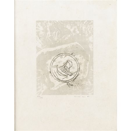 Max Ernst (Brühl 1891 - Parigi 1976) "Bourgeon surréaliste" 1971 32,5x25 cm....