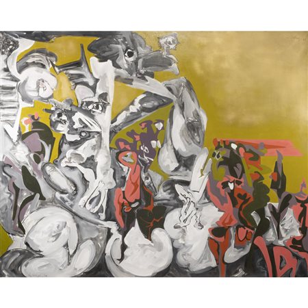 Philippe Artias (Feurs 1912 - Numana 2002) "Senza titolo" 1985 130x162 cm....
