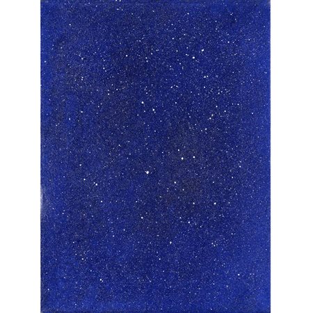 Tommaso Lisanti (Ferrandina 1956 - Roma 2023) "Mappa cosmica blu" 2005 40x30...