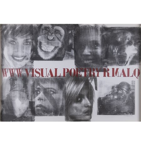 Roberto Malquori (Castelfiorentino 1929 - 2025) "www. Visualpoetry r. malq."...
