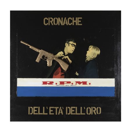 Sarenco (Vobarno 1945 - Salò 2017) "Cronache dell'età dell'oro" 1995 70x70...