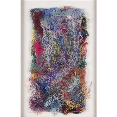 Paolo Albani (Marina di Massa 1946) "Filologismo" 1986 60x40 cm. assemblaggio...