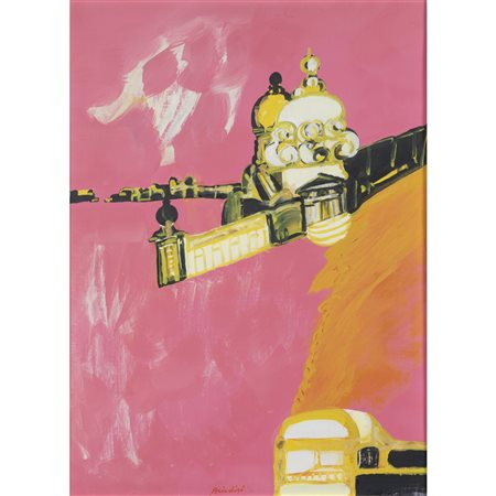 Remo Brindisi (Roma 1918 - Lido di Spina 1996) "La Madonna della Salute" 1971...