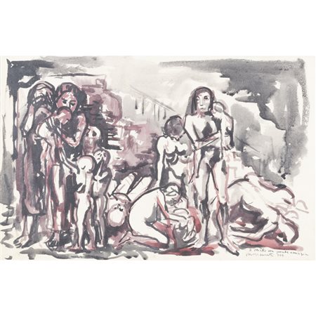 Renato Marino Mazzacurati (Galliera 1907 - Parma 1969) "Senza titolo" 1944...
