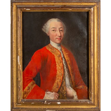 Scuola piemontese sec.XVIII "Ritratto di 