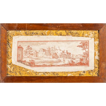 SEYTER PIETRO (1687-1749) <br>"Paesaggio animato 