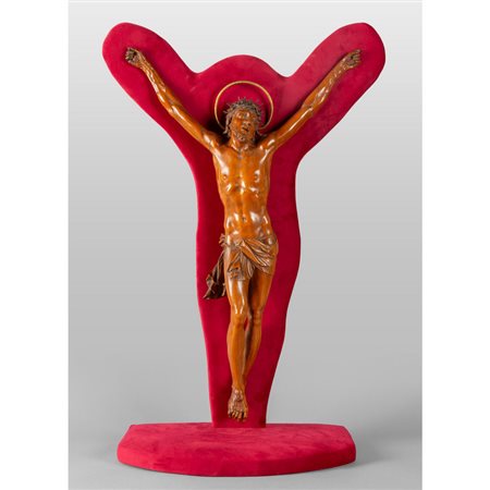 Cristo, grande scultura in bosso, 