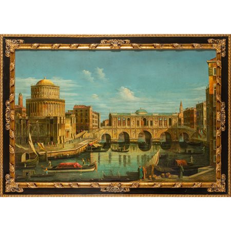 Scuola veneta inizi sec.XX (da Canaletto) 