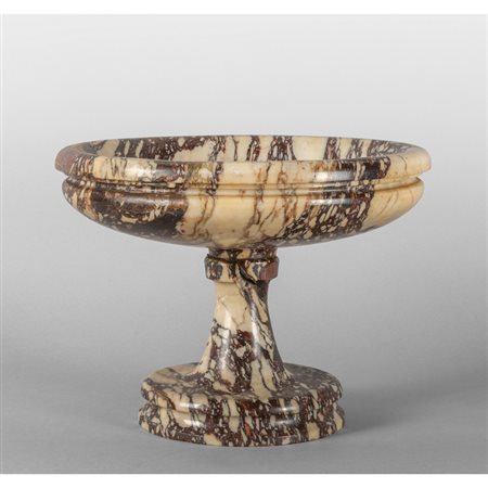 Coppa centrotavola in breccia viola, 