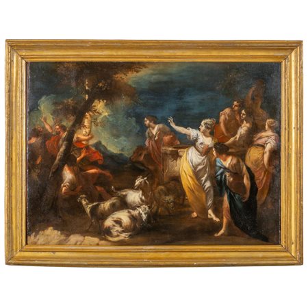 FRANCESCO MONTI (1683-1768) <br>"Mosè difende le 