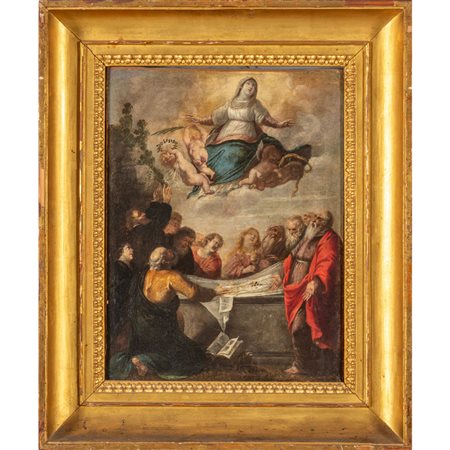 Scuola genovese sec.XVII "L'Assunzione della 