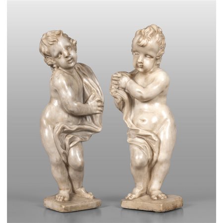 MEYRING HEINRICH (1645-1723) <br>Putti, coppia di 