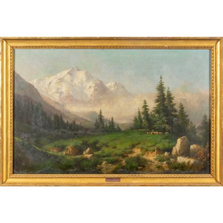 GIUSEPPE FALCHETTI (1843-1918) <br>Paesaggio 