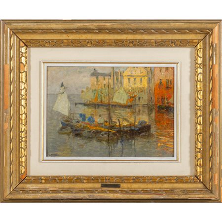 LODOVICO CAVALERI (1861-1942) <br>Mattina alla 