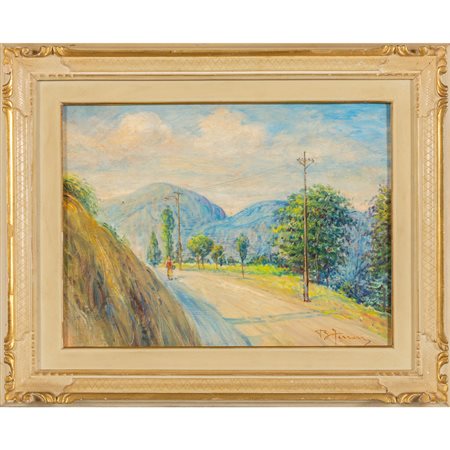 BERTO FERRARI (1887-1965) <br>Strada di montagna 