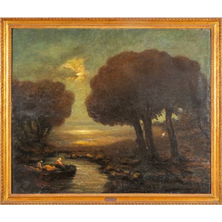 GIUSEPPE MITI ZANETTI (1859-1929) <br>Notturno 