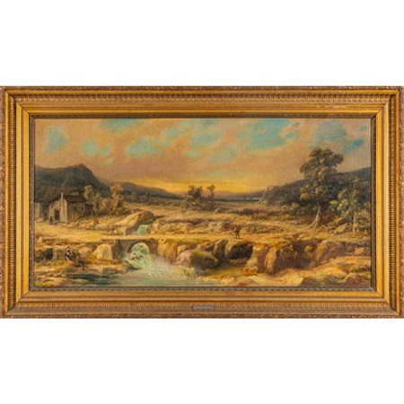 Scuola italiana sec.XX<br>Paesaggio 