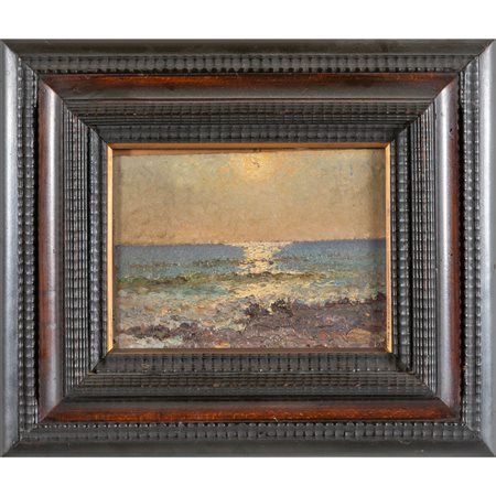 Scuola italiana, sec.XX<br>Tramonto a 