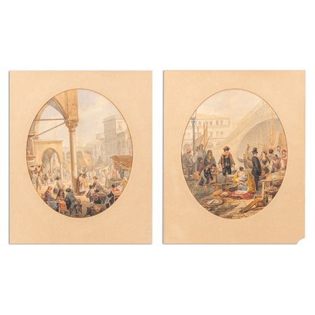 COMIRATO MARCO (1800-1869) <br>La venditrice di 