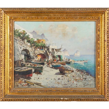 FELICE GIORDANO (1880-1964) <br>Costiera 