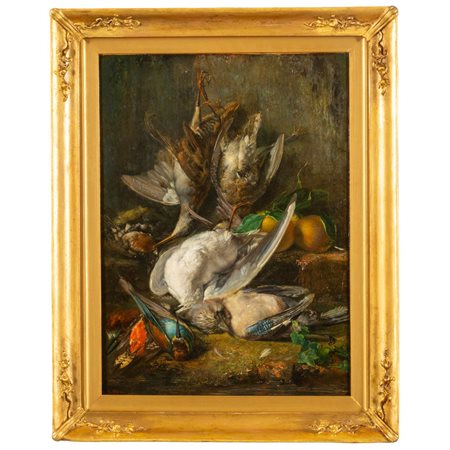 GENNARO GUGLIELMI (1804-1887) <br>Natura morta 