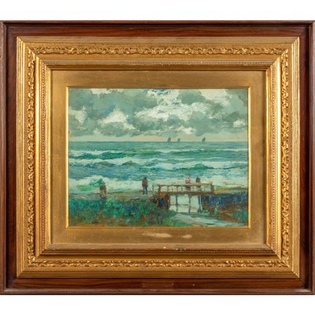 GIUSEPPE SACHERI (1863-1950) <br>Passeggiata a 