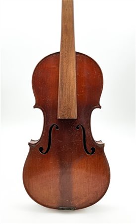 Violino 7/8 della scuola di Mirecourt, 1890-1900 c.
Fondo in due pezzi con mare