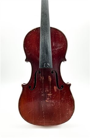 Violino 7/8 della scuola di Mirecourt, inizio del XX° secolo
Etichetta «Antonio