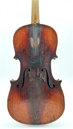 Violino della scuola di Klingenthal, prima metà del XX° secolo
Fondo in un sol