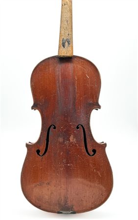 Violino 7/8 della scuola di Mittenwald, 1910-20 c.
Fondo in due pezzi con marez