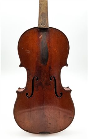 Violino 7/8 della scuola di Mirecourt, 1890-1900 c.
Fondo in due pezzi con mare