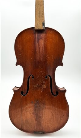 Violino 7/8 della scuola di Mirecourt, 1890-1900 c.
Fondo in due pezzi senza ma