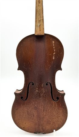 Violino 7/8 della scuola di Mittenwald, prima metà del XX° secolo
Fondo in due