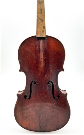 Violino ¾ della scuola di Mirecourt, 1890-1900 c.
Fondo in un sol pezzo con mar
