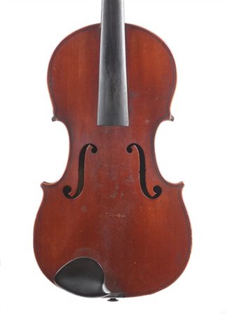 Violino della scuola di Mirecourt, metà del XX° secolo
Fondo in un sol pezzo co