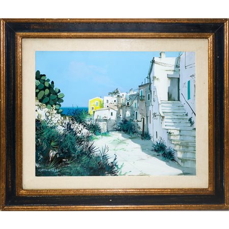 Angelo Lamorgese (1951)  - Paesaggio pugliese