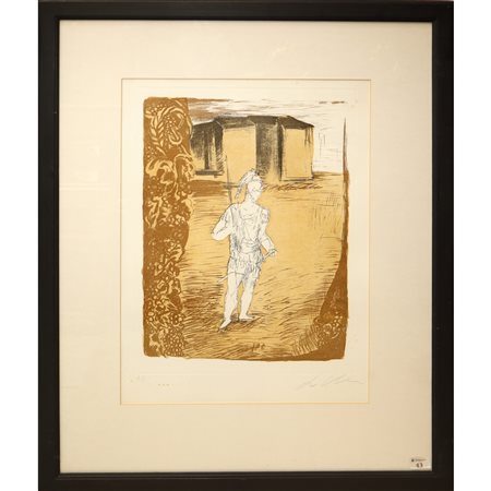 Sandro  Chia (Firenze 1946)  - Figura di uomo
